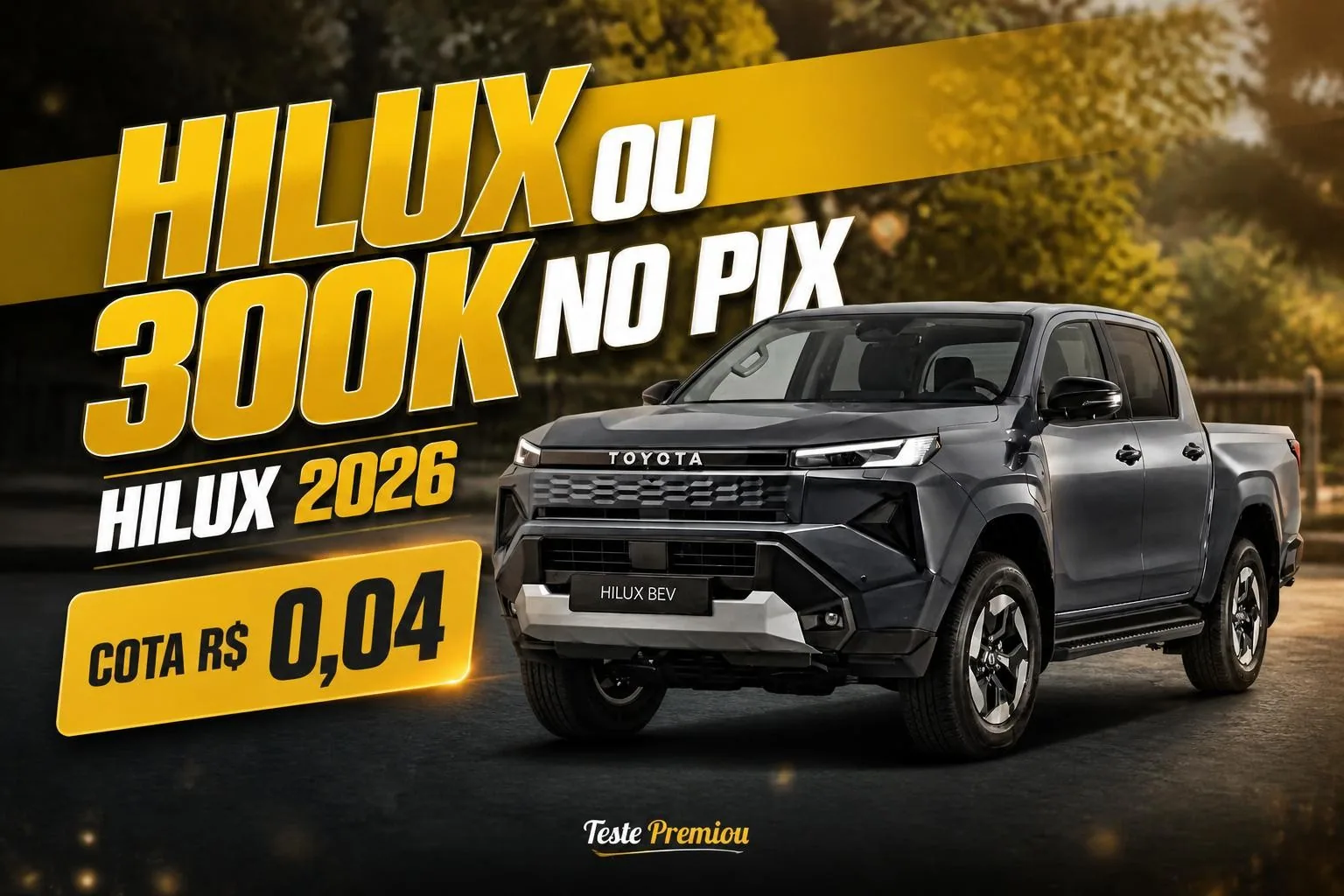 Hilux ou 300k no pix